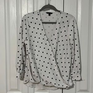 Banana republic polkadot blouse